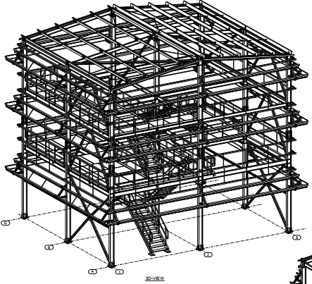 Structure GA drawing, assembly drawings